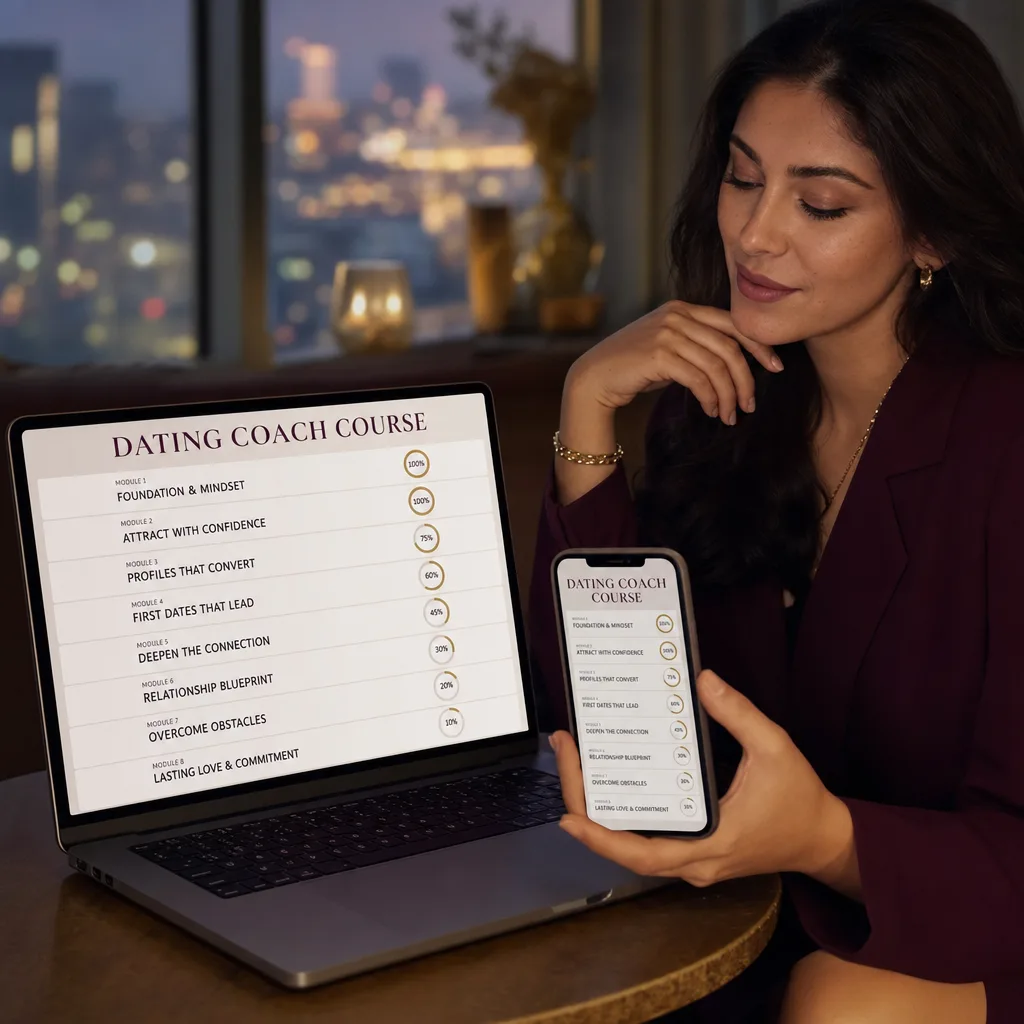 The complete course: 8 modules and 42 lessons in the Courtly platform